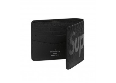 supreme slender wallet black