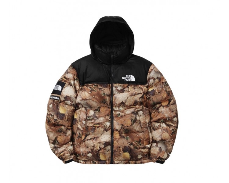 Supreme The North Face Nuptse Leaves