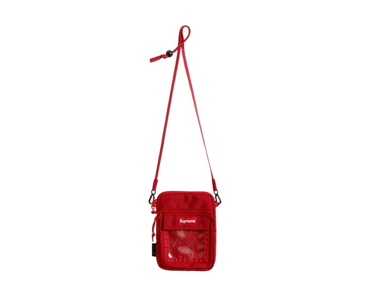 red shoulder bag supreme