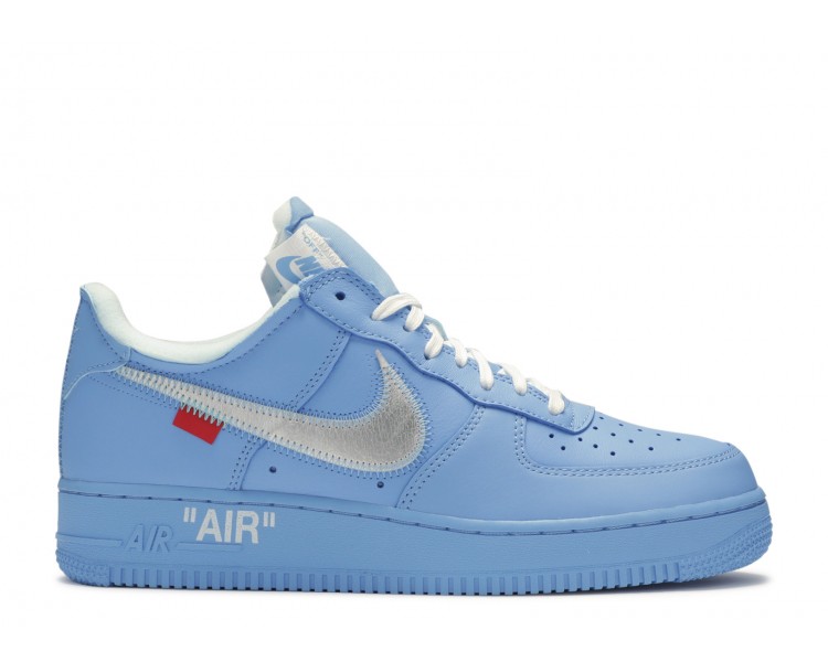 off white x air force 1 university blue