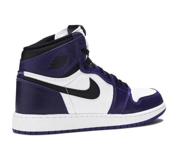 retro 1 court purple gs