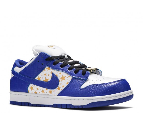 nike sb dunk low supreme stars hyper royal 2021